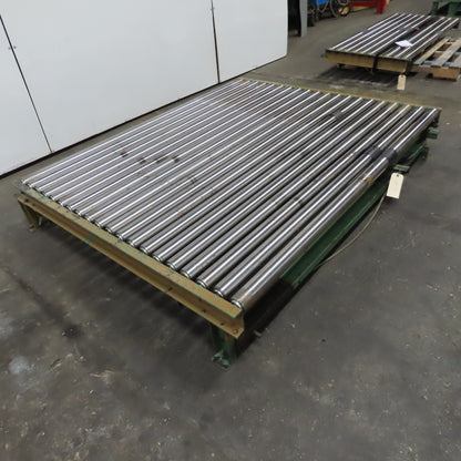 75" Wide 71" BF Gravity Roller Conveyor 60" OAL 11-1/2" Tall