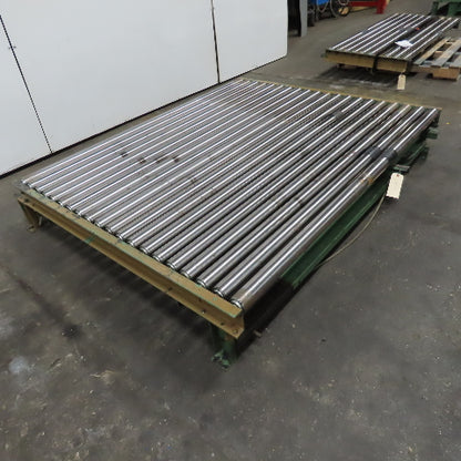 75" Wide 71" BF Gravity Roller Conveyor 60" OAL 11-1/2" Tall