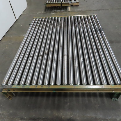 75" Wide 71" BF Gravity Roller Conveyor 60" OAL 11-1/2" Tall