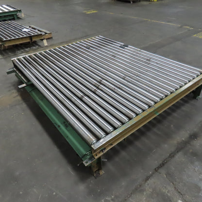 75" Wide 71" BF Gravity Roller Conveyor 60" OAL 11-1/2" Tall