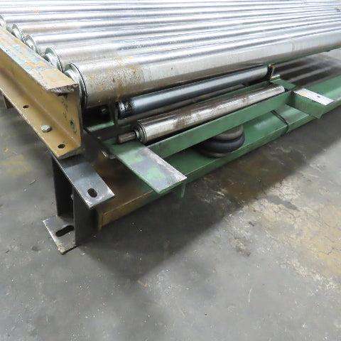75" Wide 71" BF Gravity Roller Conveyor 60" OAL 11-1/2" Tall