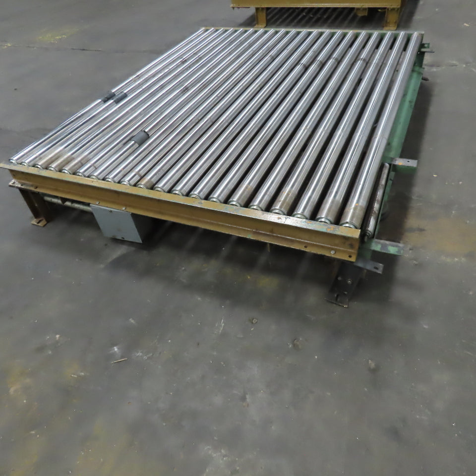 75" Wide 71" BF Gravity Roller Conveyor 60" OAL 11-1/2" Tall