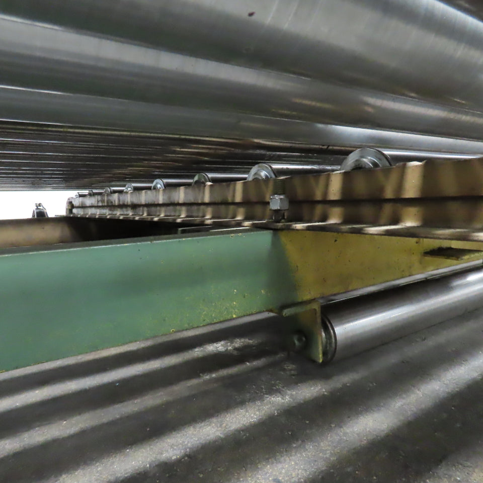 75" Wide 71" BF Gravity Roller Conveyor 60" OAL 11-1/2" Tall