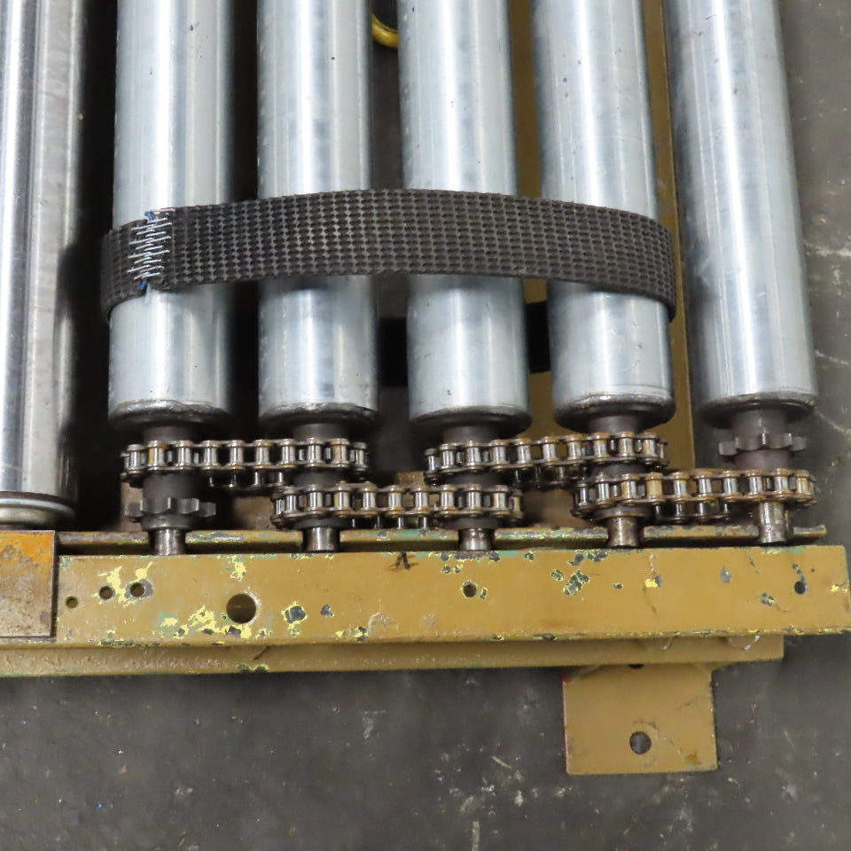 75" Wide 71" BF Gravity Roller Conveyor 60" OAL 11-1/2" Tall