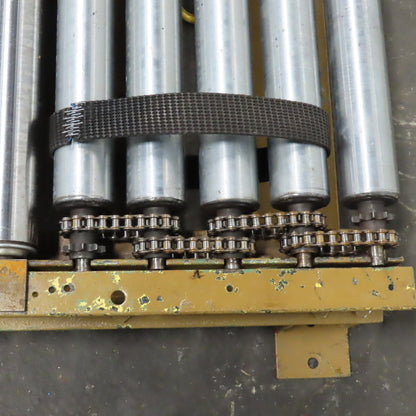 75" Wide 71" BF Gravity Roller Conveyor 60" OAL 11-1/2" Tall