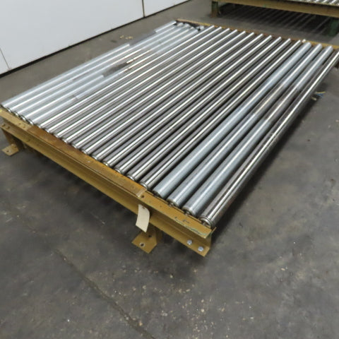 75" Wide 71" BF Gravity Roller Conveyor 60" OAL 11-1/2" Tall