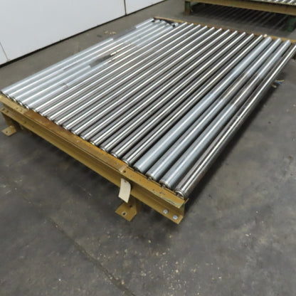 75" Wide 71" BF Gravity Roller Conveyor 60" OAL 11-1/2" Tall
