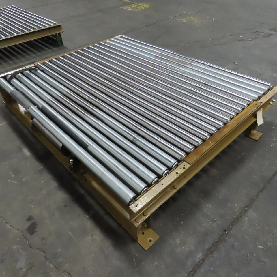 75" Wide 71" BF Gravity Roller Conveyor 60" OAL 11-1/2" Tall
