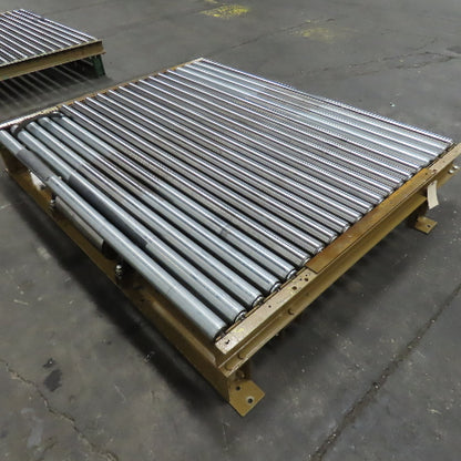 75" Wide 71" BF Gravity Roller Conveyor 60" OAL 11-1/2" Tall