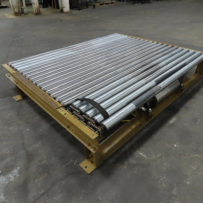 75" Wide 71" BF Gravity Roller Conveyor 60" OAL 11-1/2" Tall