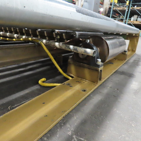 75" Wide 71" BF Gravity Roller Conveyor 60" OAL 11-1/2" Tall