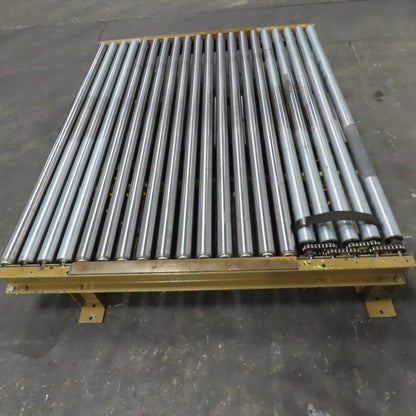 75" Wide 71" BF Gravity Roller Conveyor 60" OAL 11-1/2" Tall