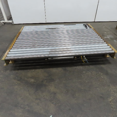75" Wide 71" BF Gravity Roller Conveyor 60" OAL 11-1/2" Tall