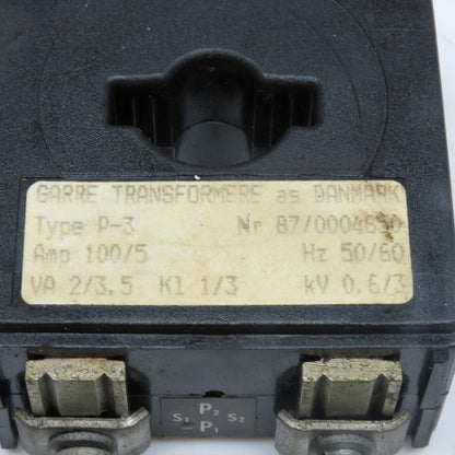 Garre Transformere 87/0004669 Type P-3 2/3.5VA 0.6/3 kV Current Transformer