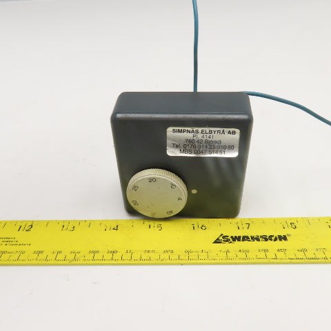 Rittal 250V Dial Thermostat 20-45°C