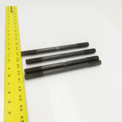 Double-End Threaded Stud 3/4"-10 x 10" L 1/2" Drive Lot Of 4