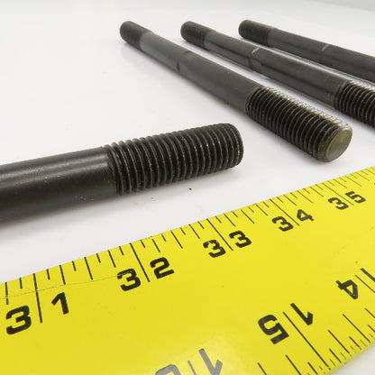 Double-End Threaded Stud 3/4"-10 x 10" L 1/2" Drive Lot Of 4