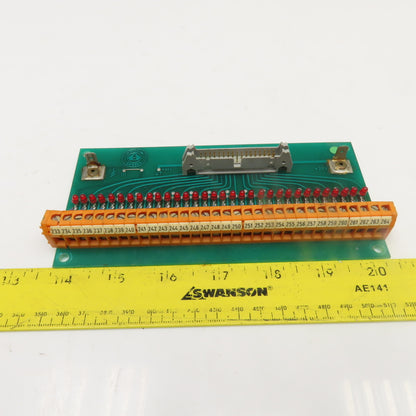 AB Bofors-UVA 75263M 32 Position Ribbon Cable Interface W/ Resistors Indicators