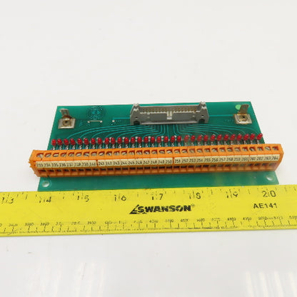 AB Bofors-UVA 75263M 32 Position Ribbon Cable Interface W/ Resistors Indicators