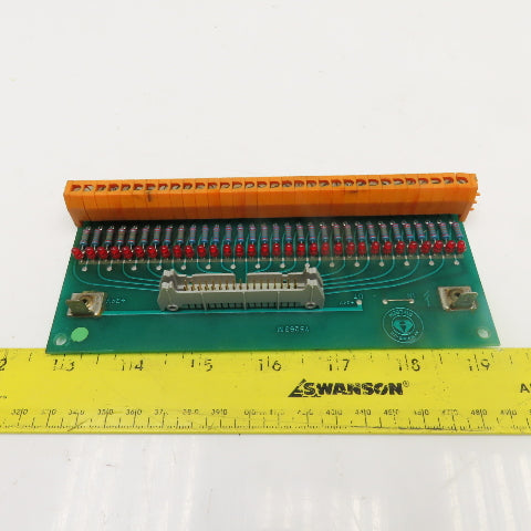 AB Bofors-UVA 75263M 32 Position Ribbon Cable Interface W/ Resistors Indicators