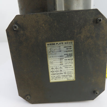 Mitsubishi Type SE-EV-FV 3.7-2.2-5.5kW AC Spindle Motor 130-170V 1500/6000RPM