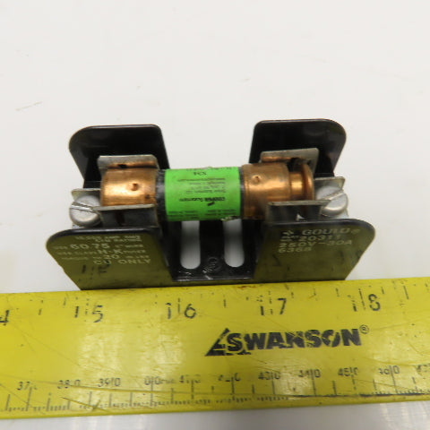 Gould 20311 250V 30A Single Pole Class H-K Fuse Holder Lot Of 8