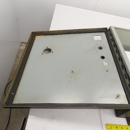 Hoffman 20" x 20"  x 6" Electrical Enclosure W/Backplate & Hinged Door Type 12