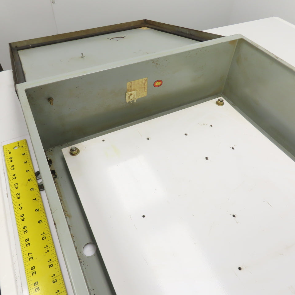 Hoffman 20" x 20"  x 6" Electrical Enclosure W/Backplate & Hinged Door Type 12