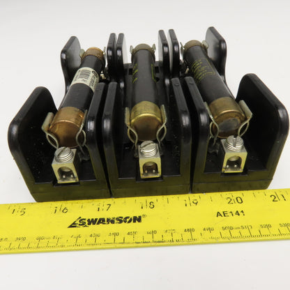 Gould Shawmut 60301 600V 30A Class H/K Single Pole Fuse Holder Lot Of 3