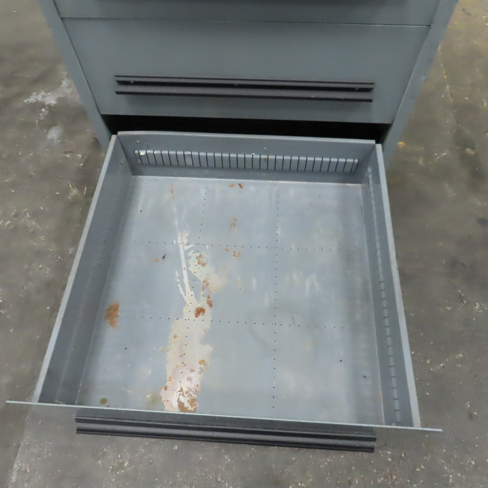 6 Drawer Heavy Duty Industrial Tool Parts Storage Cabinet 30"W x 28"D x 59" H