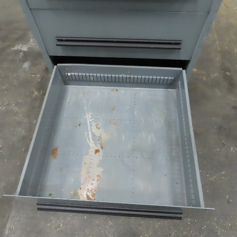 6 Drawer Heavy Duty Industrial Tool Parts Storage Cabinet 30"W x 28"D x 59" H