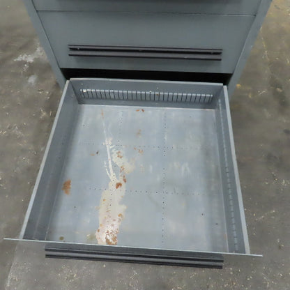 6 Drawer Heavy Duty Industrial Tool Parts Storage Cabinet 30"W x 28"D x 59" H