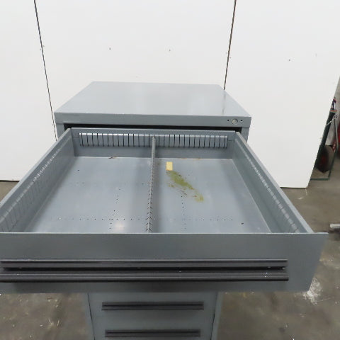 6 Drawer Heavy Duty Industrial Tool Parts Storage Cabinet 30"W x 28"D x 59" H