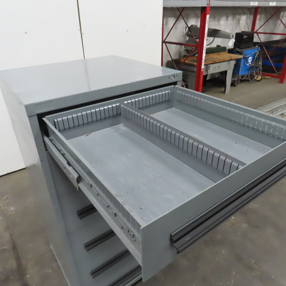 6 Drawer Heavy Duty Industrial Tool Parts Storage Cabinet 30"W x 28"D x 59" H