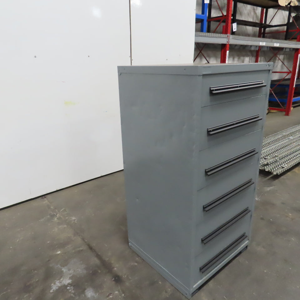6 Drawer Heavy Duty Industrial Tool Parts Storage Cabinet 30"W x 28"D x 59" H