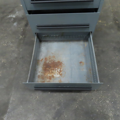 6 Drawer Heavy Duty Industrial Tool Parts Storage Cabinet 30"W x 28"D x 59" H
