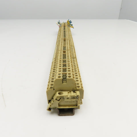 Weidmuller DK4V Wire Terminal Block On Rail Lot Of 65