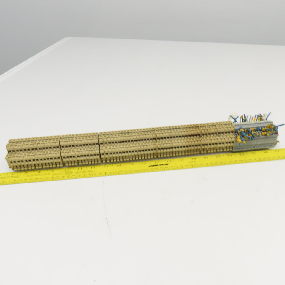 Weidmuller DK4V Wire Terminal Block On Rail Lot Of 65