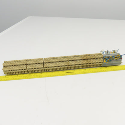 Weidmuller DK4V Wire Terminal Block On Rail Lot Of 65