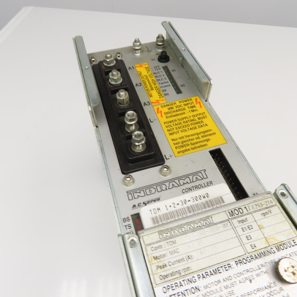 Indramat TDM 1.2-30-300-W0 AC Servo Controller