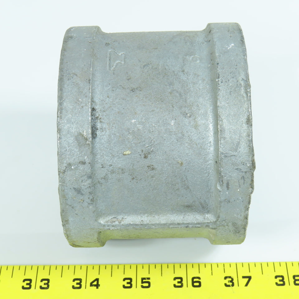 Anvil 3" NPT Galvanized Malleable Iron Pipe Coupling