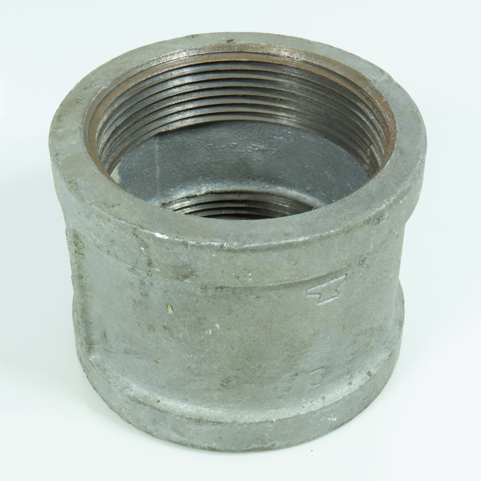 Anvil 3" NPT Galvanized Malleable Iron Pipe Coupling