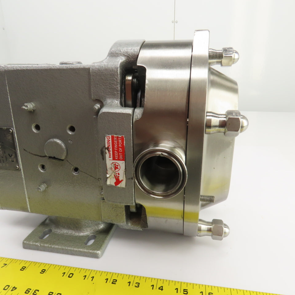 Wright 0300TRA20 Circumferential Piston Sanitary Lobe Pump 36GPM 250PSI 316SS