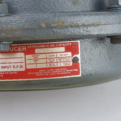 Browning 107SMT09 9.2135 Ratio Shaft Mounted Speed Reducer 1750RPM 3/4" Input