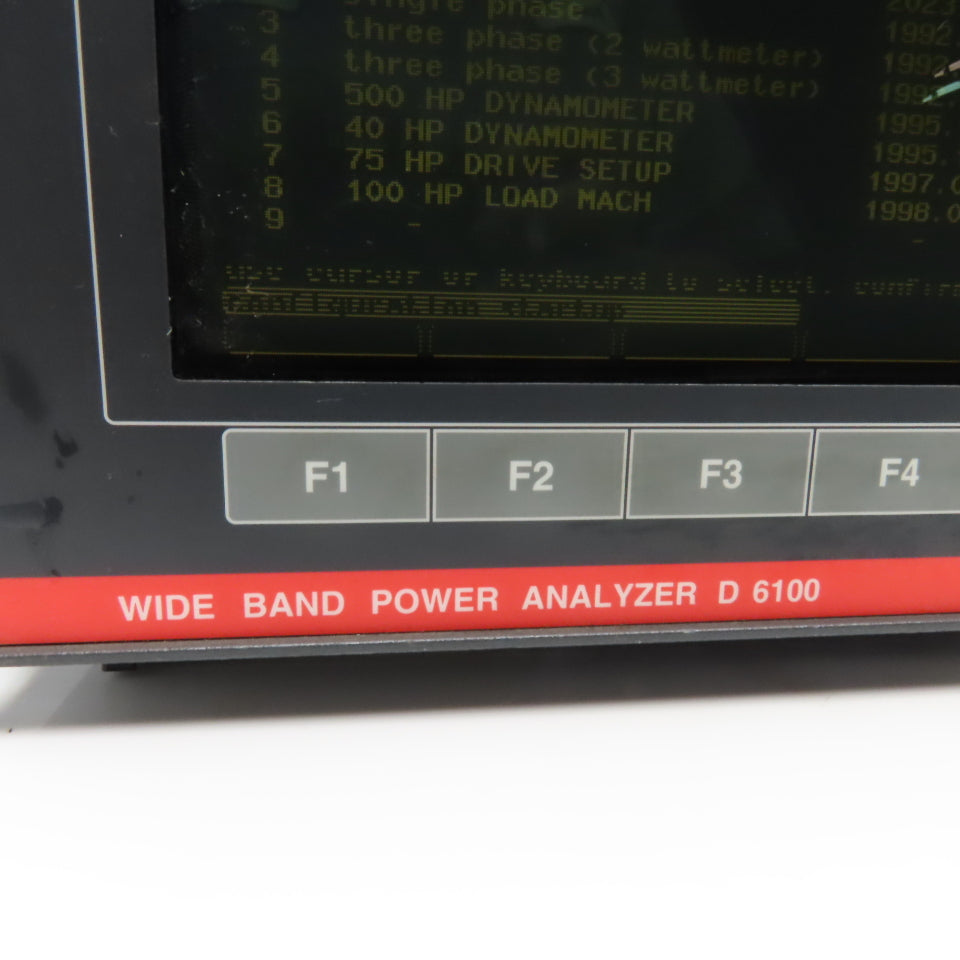 Norma NGI D6100 Wide Band Power Analyzer & Triax Shunt .3-10A
