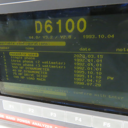 Norma NGI D6100 Wide Band Power Analyzer & Triax Shunt .3-10A