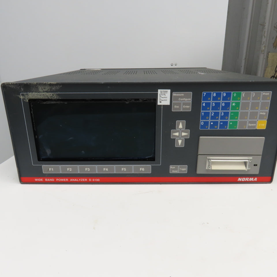 Norma NGI D6100 Wide Band Power Analyzer Parts Or Repair