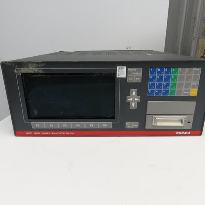 Norma NGI D6100 Wide Band Power Analyzer Parts Or Repair