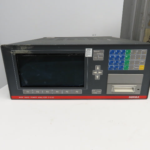 Norma NGI D6100 Wide Band Power Analyzer Parts Or Repair