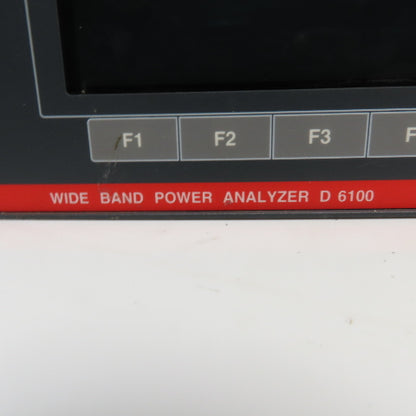 Norma NGI D6100 Wide Band Power Analyzer Parts Or Repair